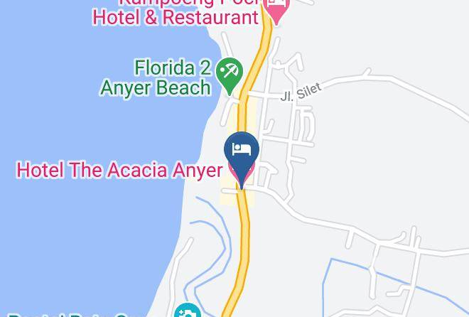 Serang Regency - Hotel The Acacia Anyer Maps