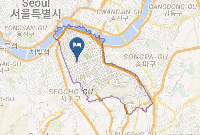 Gangnamgu - Hotel The Artist Yeoksam Maps