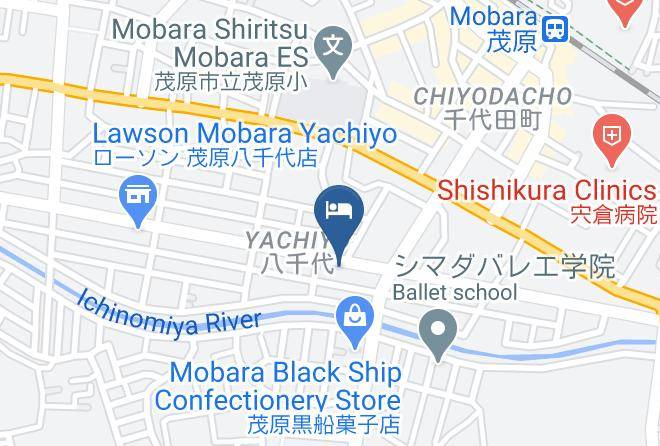 Mobara City - Hotel The Belle Maps