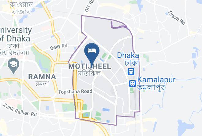 Dhaka - Hotel The Capital Maps