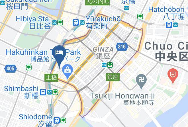 Chuo Ward - Hotel The Celestine Ginza Maps