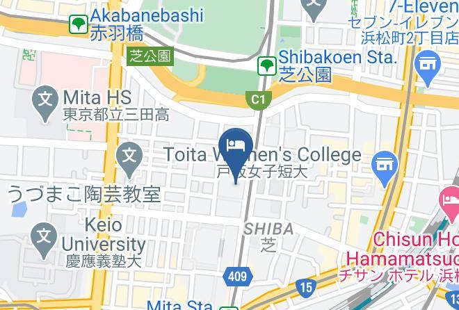 Minato Ward - Hotel The Celestine Tokyo Shiba Maps