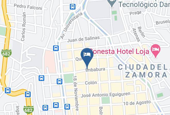 Loja - Hotel The Chandelier Maps