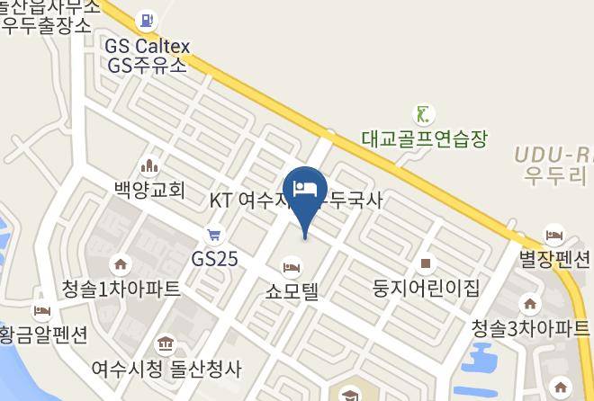 Hotel The Classic Yeosu Map