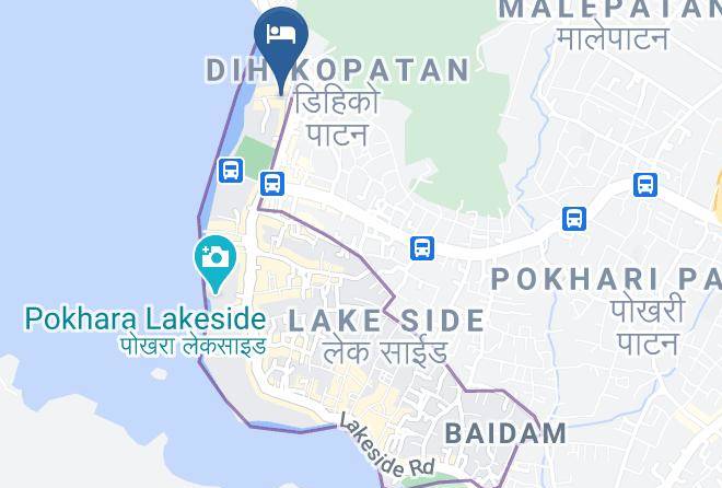 Pokhara - Hotel The Coast Maps