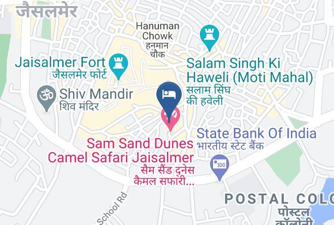 Jaisalmer - Restaurant Romany Jaisalmer Maps