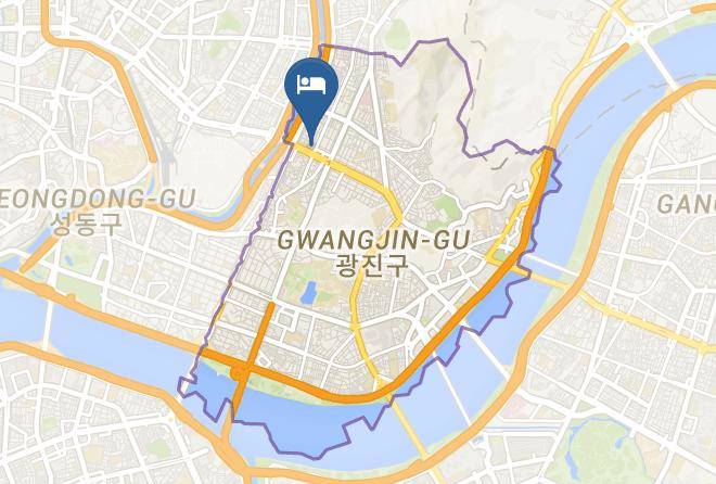 Gwangjingu - Hotel The Designers Konkuk University Maps