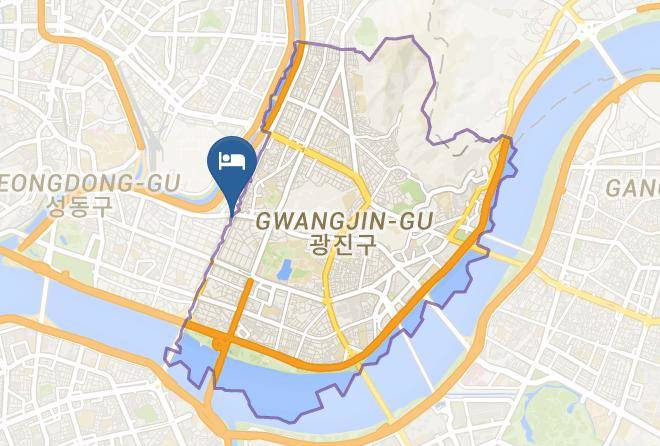 Gwangjingu - Hotel The Designers Premier Kondae Maps