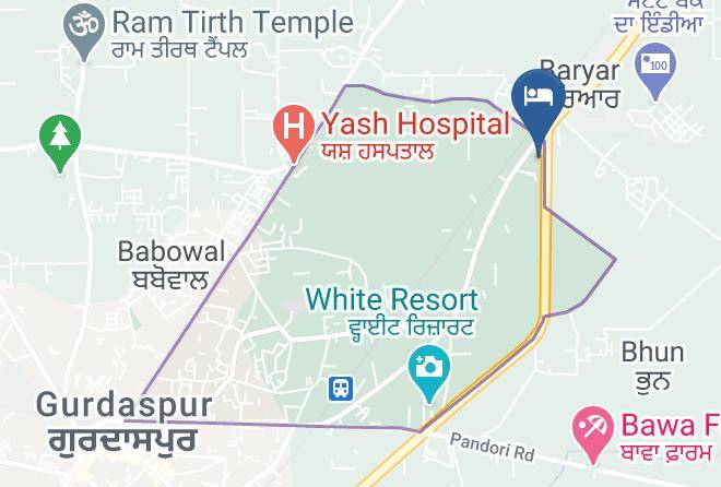 Gurdaspur Sub District - Hotel The Grand Dezire Maps