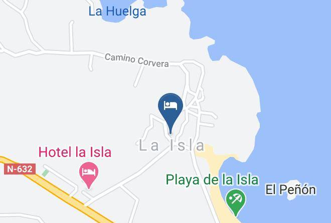 Hotel The Island Map