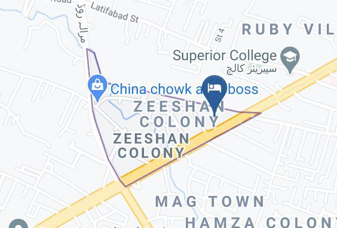 Islamabad - Hotel The Jeevens Maps