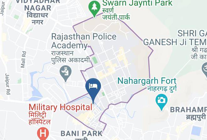 Jaipur - Hotel The Livin Maps