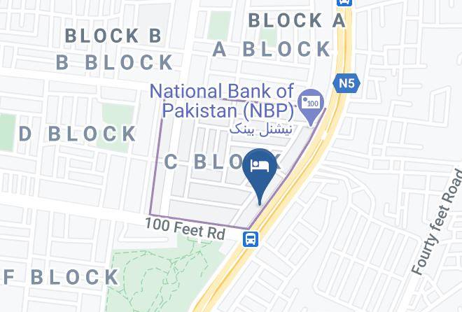 Islamabad - Hotel The Lodges Inn Maps