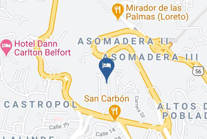 Medellin - Hotel The Morgana Poblado Suites Maps