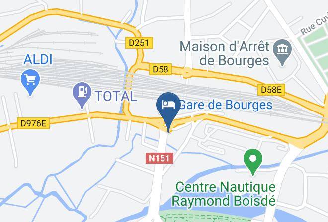 Cher - Hotel The Originals Access Bourges Gare Maps