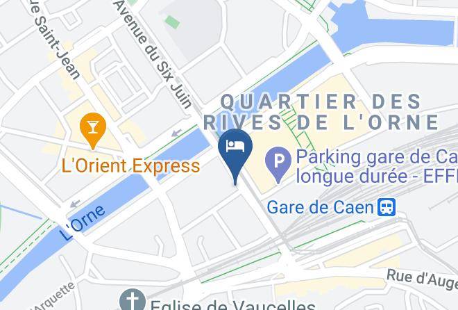 Calvados - Hotel The Originals Caen De France Maps