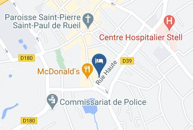 Hauts De Seine - Hotel Le Cardinal Rueil Centre Maps