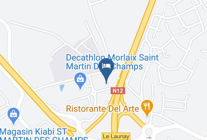 Finistere - Hotel The Originals Morlaix Ouest Maps