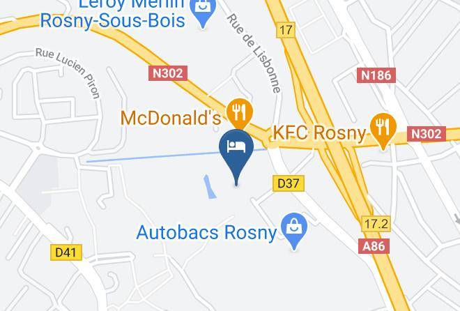 Seine St Denis - Hotel Du Golf Rosny Maps