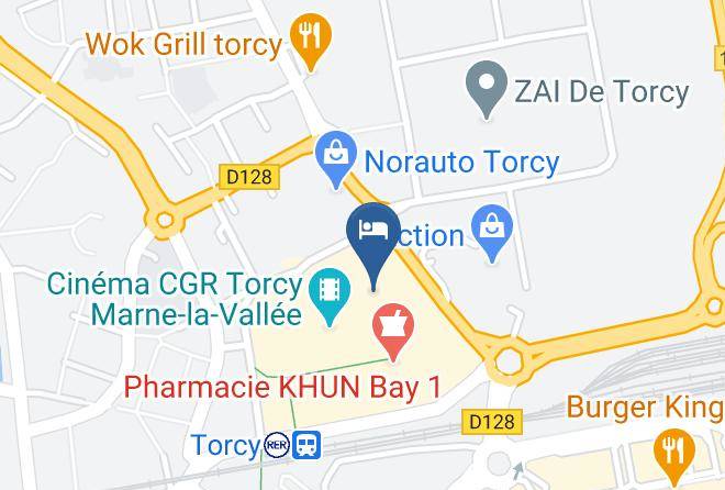 Seine Et Marne - Hotel The Originals Torcy Codalysa Maps