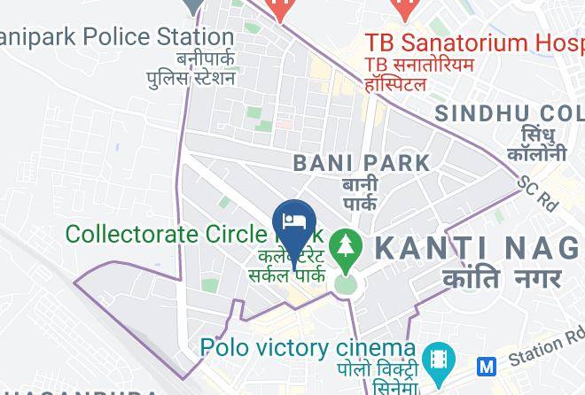 Jaipur - Hotel The Orion Jaipur Maps