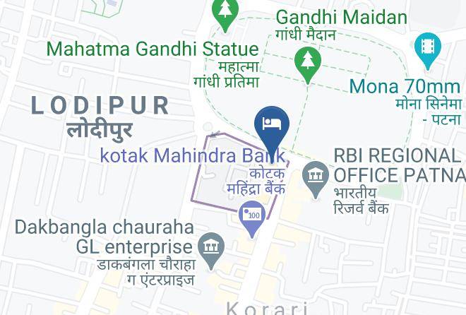 Patna - Hotel The Panache Maps