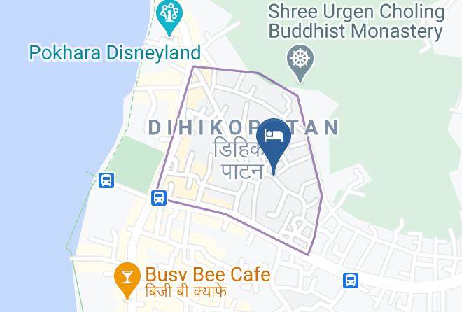 Pokhara - Hotel The Pokhara United Maps