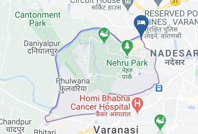 Varanasi - Hotel The Sapphire Grand Maps