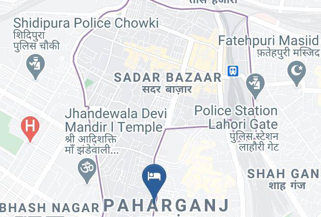 Paharganj - Hotel The Sunder Maps