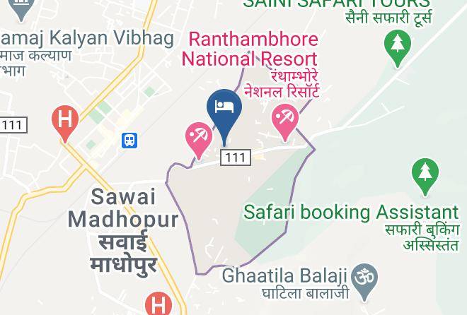 Sawai Madhopur - Hotel The Tiger Heritage Maps