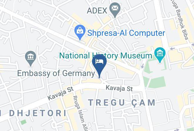 Tirana - Hotel Theatro Maps