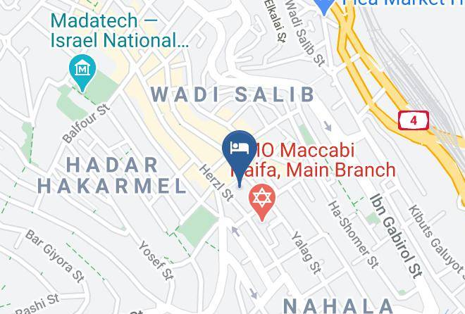 Haifa - Market Hotel Haifa Maps