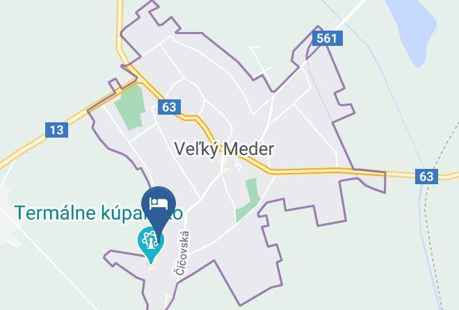 Dunajska Streda - Hotel Thermal Varga Velky Meder Ubytovanie Maps