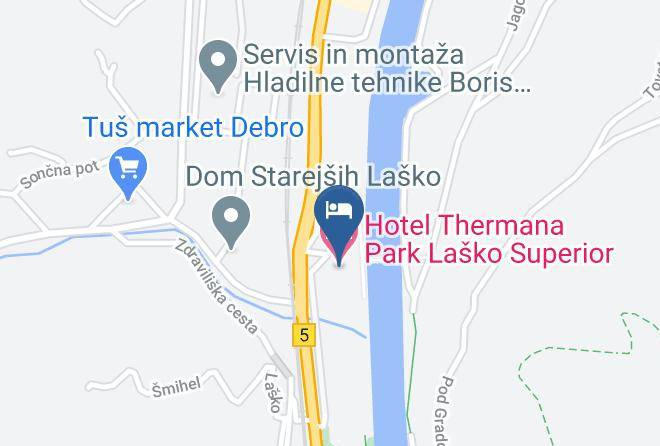 Lasko - Hotel Thermana Park Lasko Superior Maps