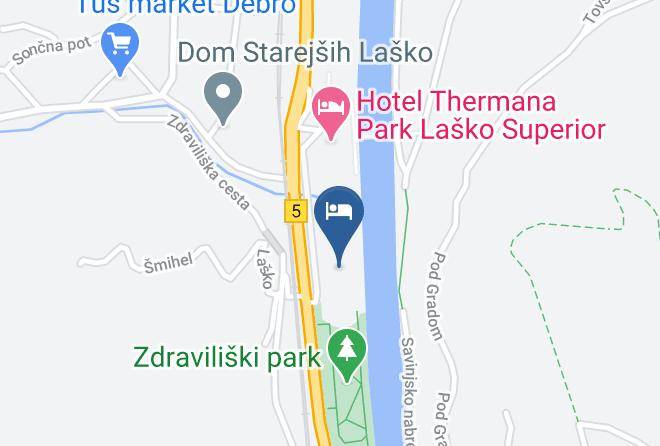 Lasko - Hotel Zdravilisce Lasko Maps