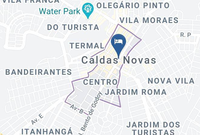 Caldas Novas - Hotel Thermas Do Bosque Maps