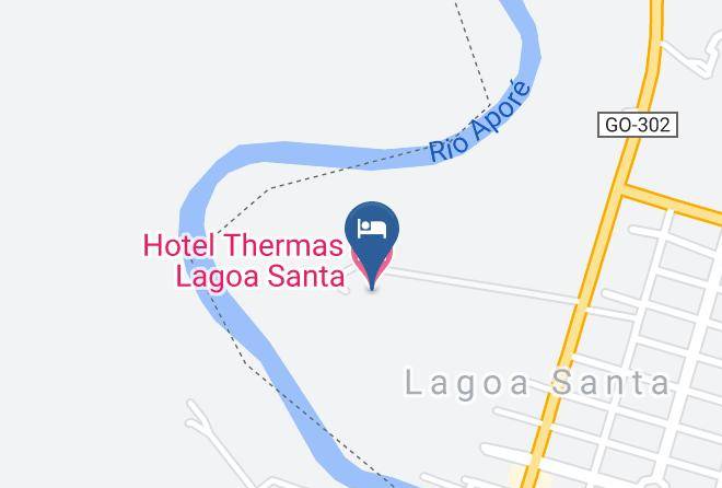Lagoa Santa - Hotel Thermas Lagoa Santa Maps