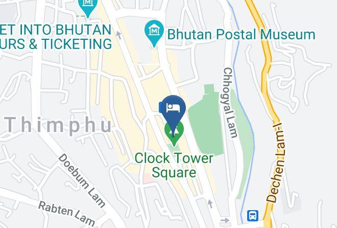 Thimphu - Hotel Thimphu Tower Maps