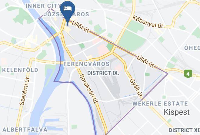 Hotel Thomas Budapest Map
