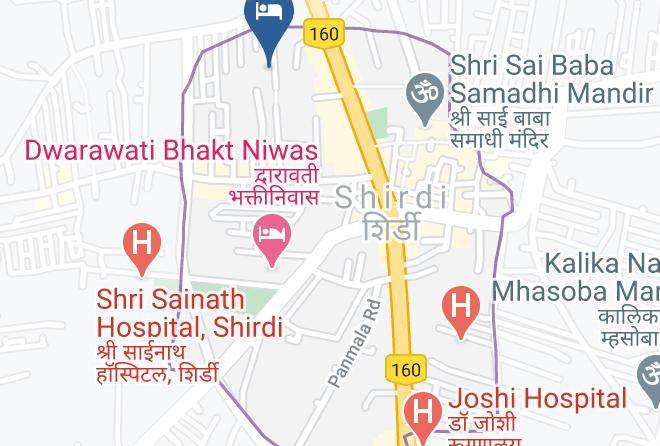 Shirdi - Hotel Three G Maps