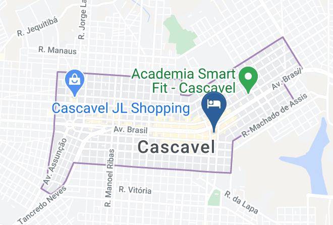 Cascavel - Hotel Thuris Maps