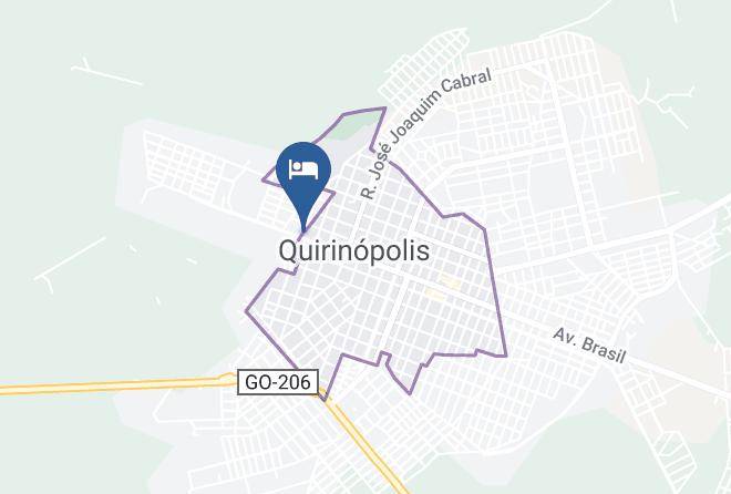 Quirinopolis - Hotel Thurys Maps