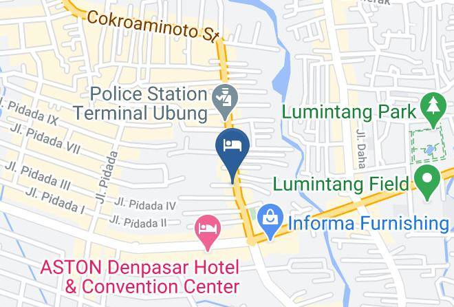 Denpasar - Hotel Tiana Maps