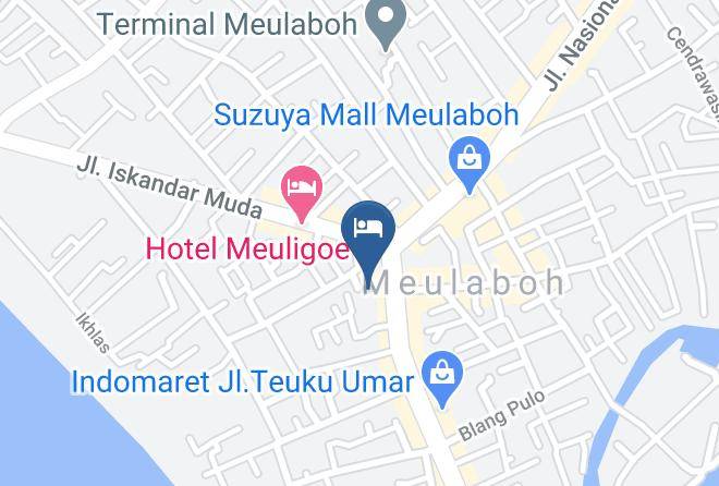 Hotel Tiara Meulaboh Map