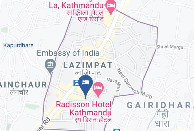 Kathmandu - Hotel Tibet Maps
