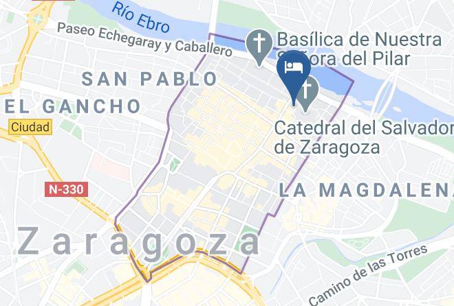 Zaragoza - Hotel Tibur Maps