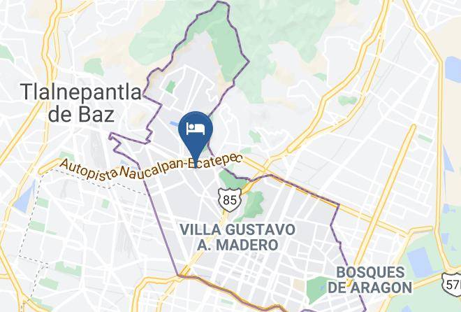 Gustavo A Madero - Hotel Ticoman Maps