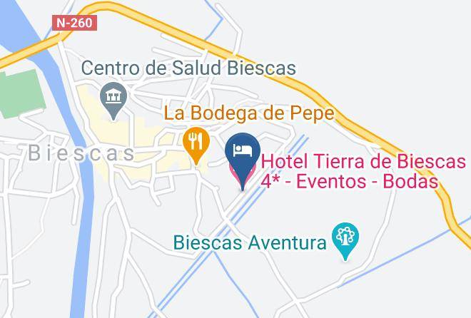 Huesca - Hotel Tierra De Biescas 4 Eventos Bodas Maps