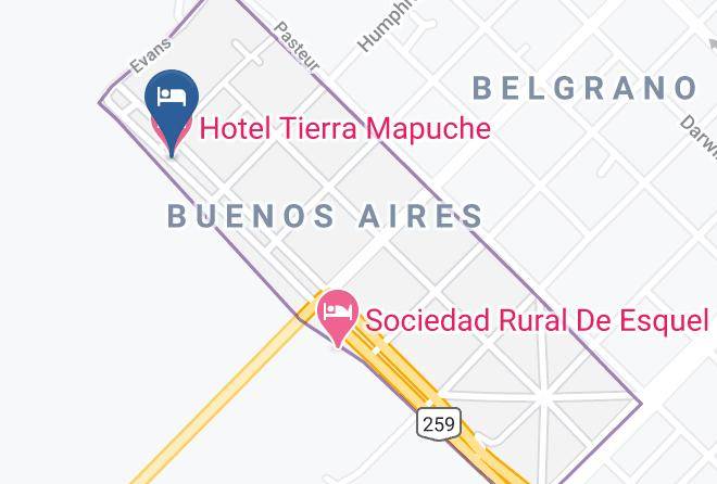 Futaleufu Department - Hotel Tierra Mapuche Maps