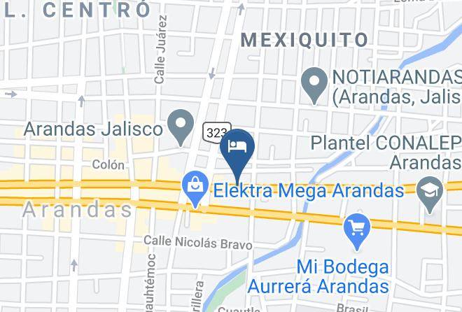 Arandas - Hotel Tierra Roja Maps